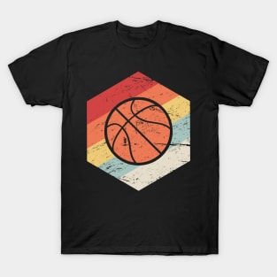 Retro 70s Basketball Icon T-Shirt